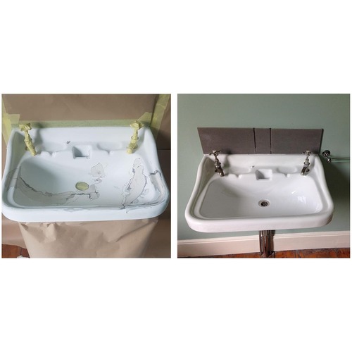 Sink and Bath Re-Surfacing White Oak