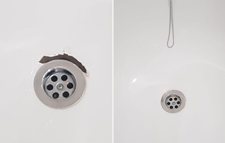 Shower Tray Crack Re-Enamelling Harefield - Porcelain Sink Restoration Harefield