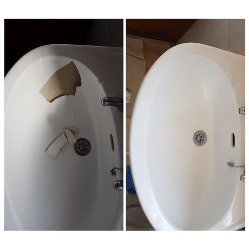 Sink and Bath Chip Repair Wood Green