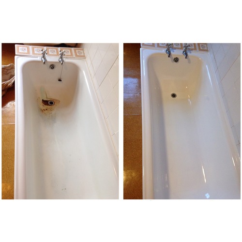 Sink and Bath Re-Surfacing Over Wallop