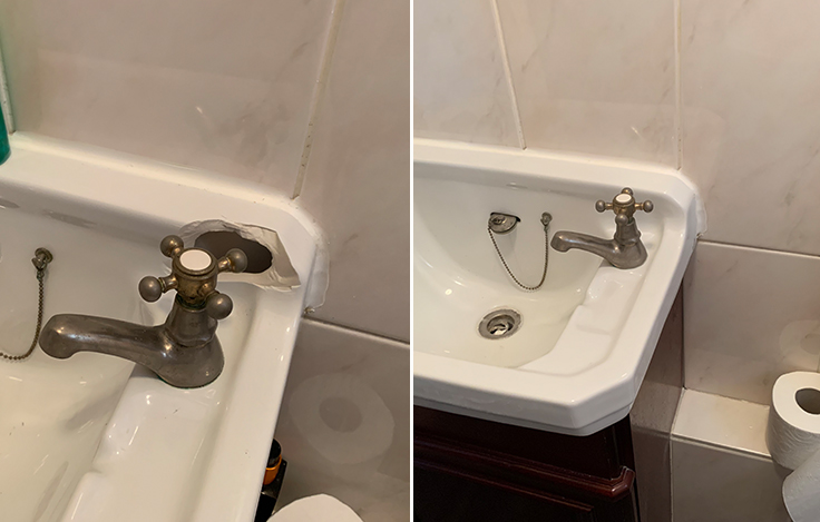 Bath Restoration Loxwood - Ceramic Sink Restoration Loxwood
